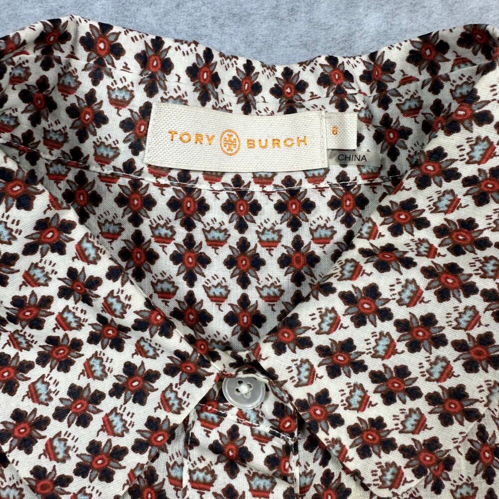 Tory Burch Blouse Size 8 - Picture 4 of 8